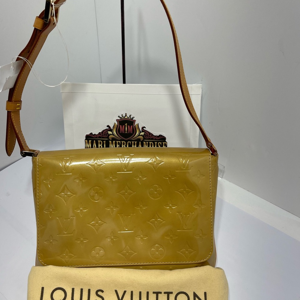 Louis Vuitton  Tango Musette in Vernis Leather Yellow